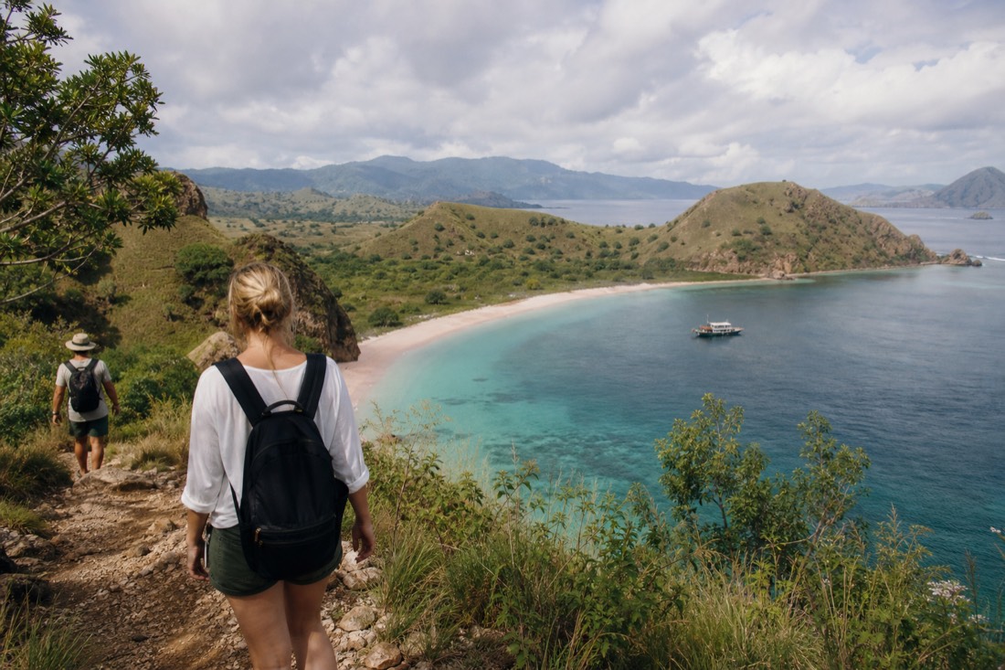 Island landscape of Komodo National Park, Flores